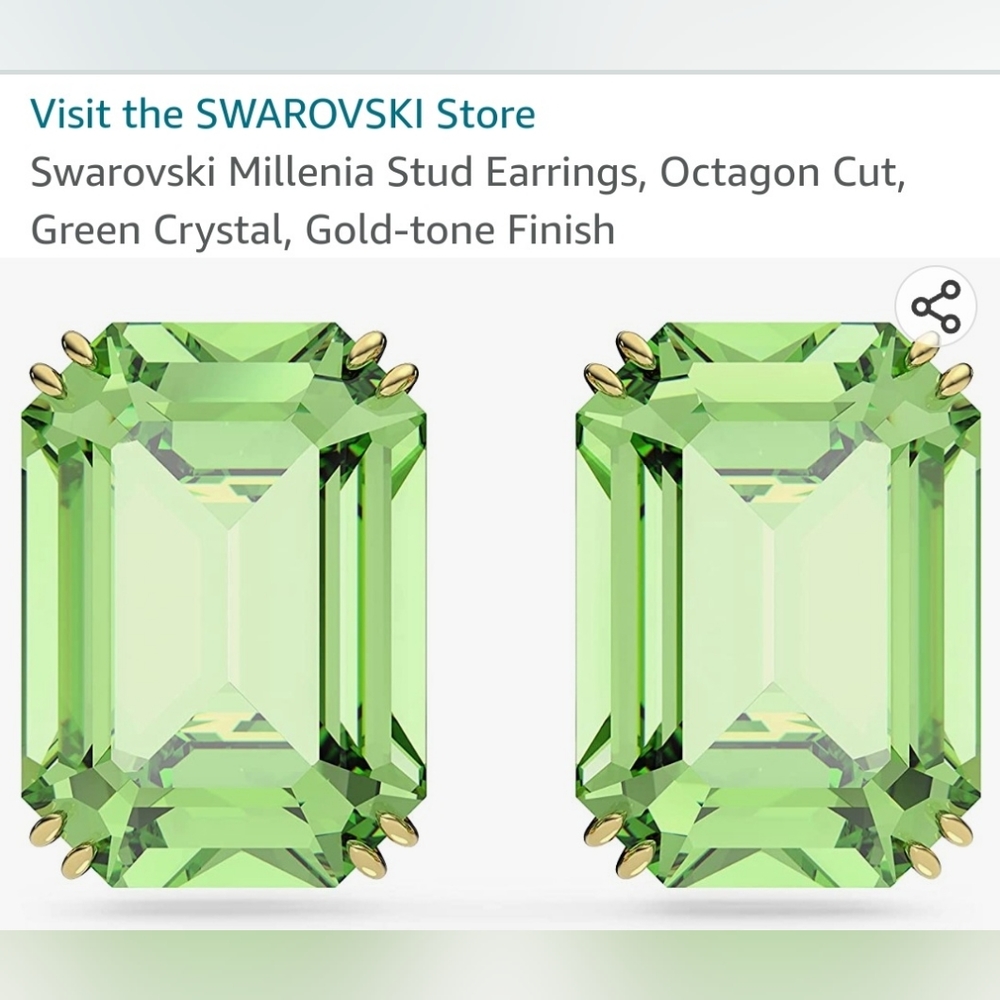 Authentic NWT & box Swarovski Millenia Stud Earrings.